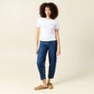 Short ajusté court manches courtes blanc femme