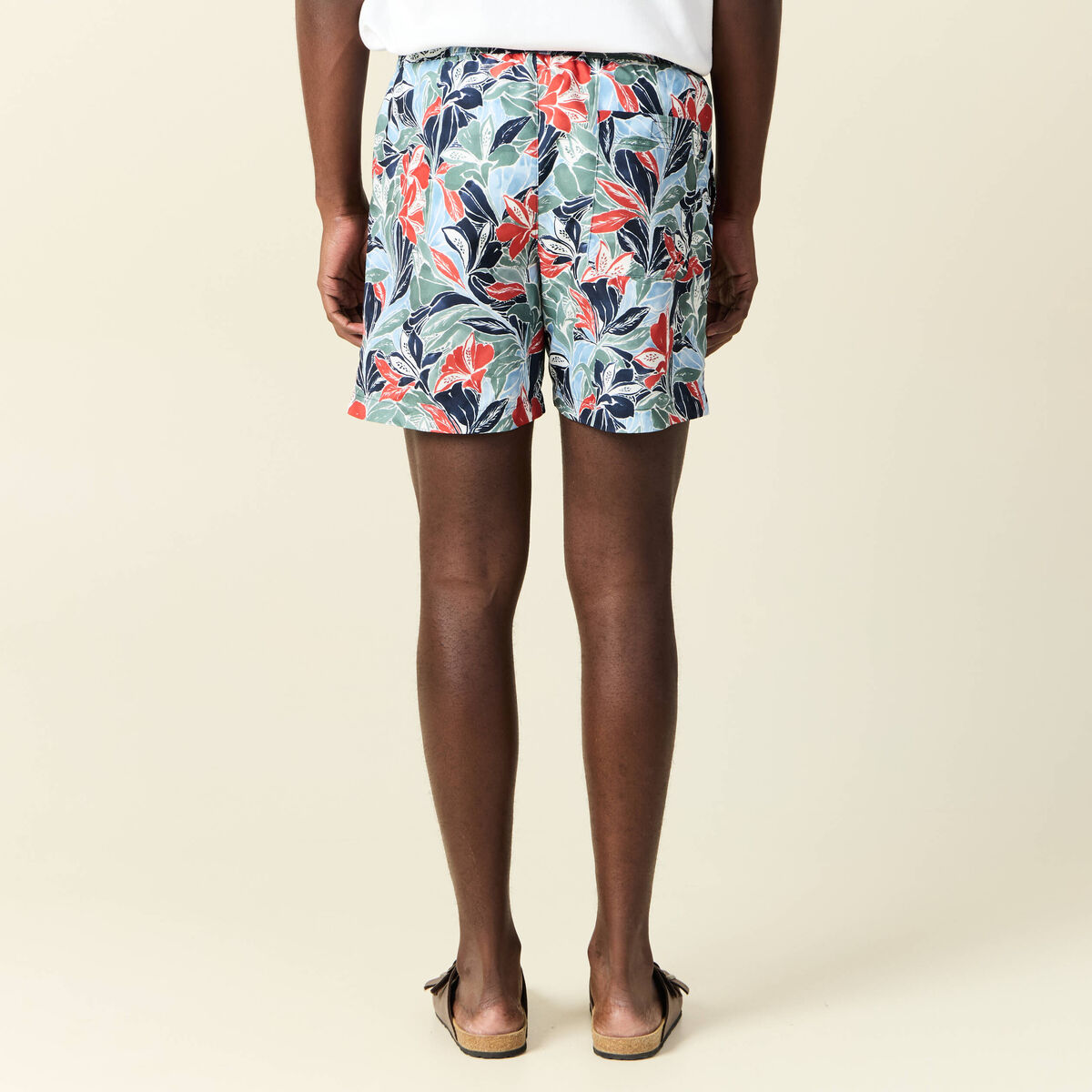 Short de bain bleu marine homme