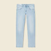 Jeans straight ultra stretch denim bleach homme