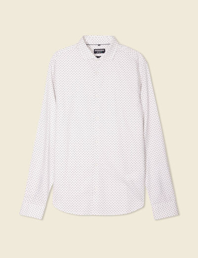 Chemise éco-responsable blanc homme