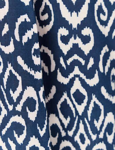 Blouse sans manches bleu femme
