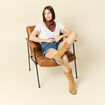 Short mom éco-responsable denim stone femme