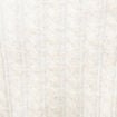Pull droit cropped sans manches creme femme