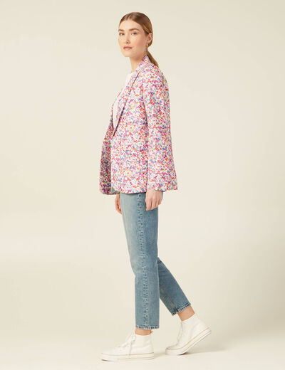 Veste blazer éco-responsable rose femme