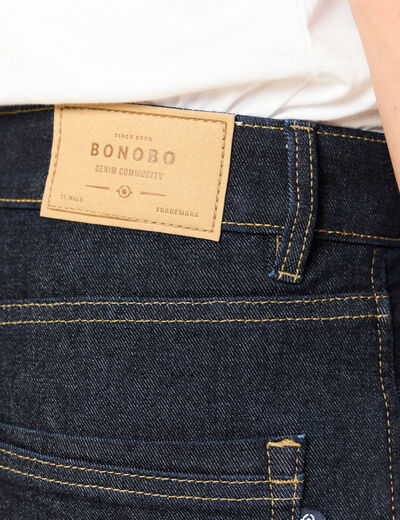 Jeans slim 5 poches longueur 32 denim brut clean homme