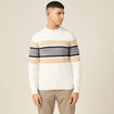 Pull éco-responsable ecru homme