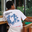 T-shirt en coton manches courtes blanc homme