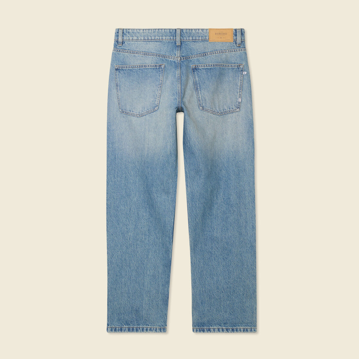 Jeans relax 5 poches denim dirty homme