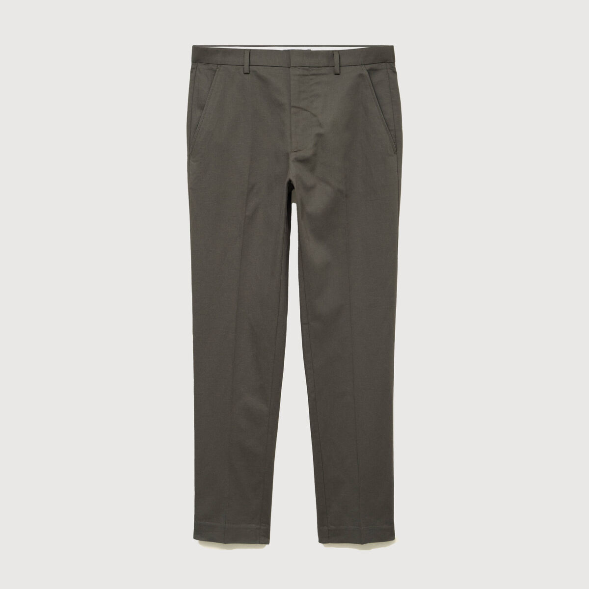 Pantalon chino vert fonc&eacute; homme