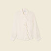 Chemise manches longues ecru femme