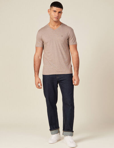 T-shirt manches courtes homme vert kaki homme
