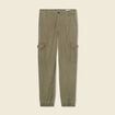 Pantalon éco-responsable vert kaki femme