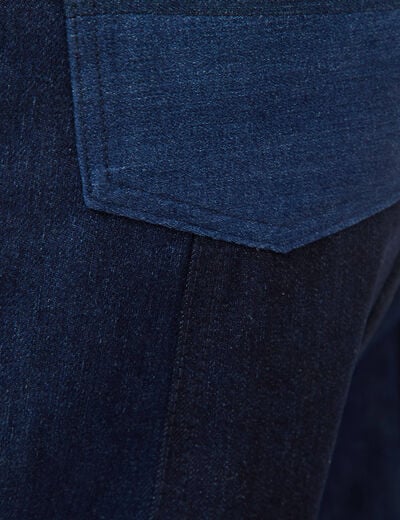 Jeans barrel taille standard denim stone femme