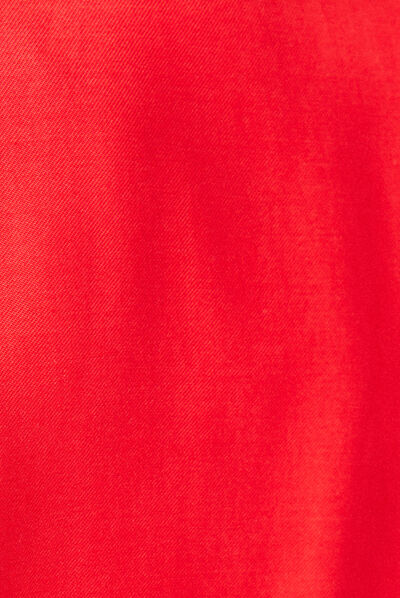 Veste blazer droite rouge femme