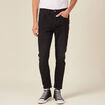 Jeans tapered 5 poches denim noir homme