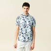 Chemise manches courtes multicolore homme