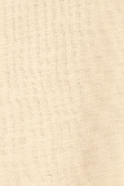 T-shirt manches courtes jaune clair homme