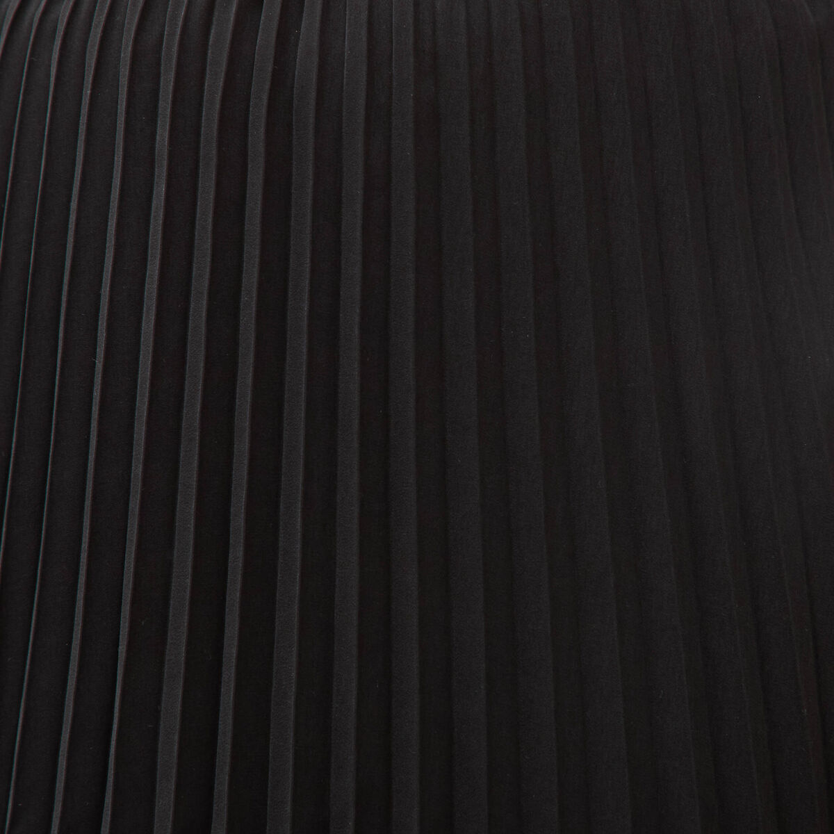 Jupe longue &eacute;vas&eacute;e pliss&eacute;e noir femme