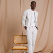Blouson zippé col teddy sable homme