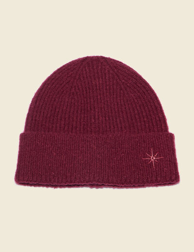 Bonnet bordeaux femme