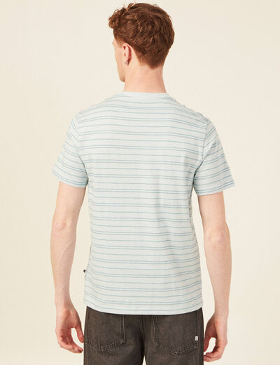 T-shirt éco-responsable bleu ciel homme