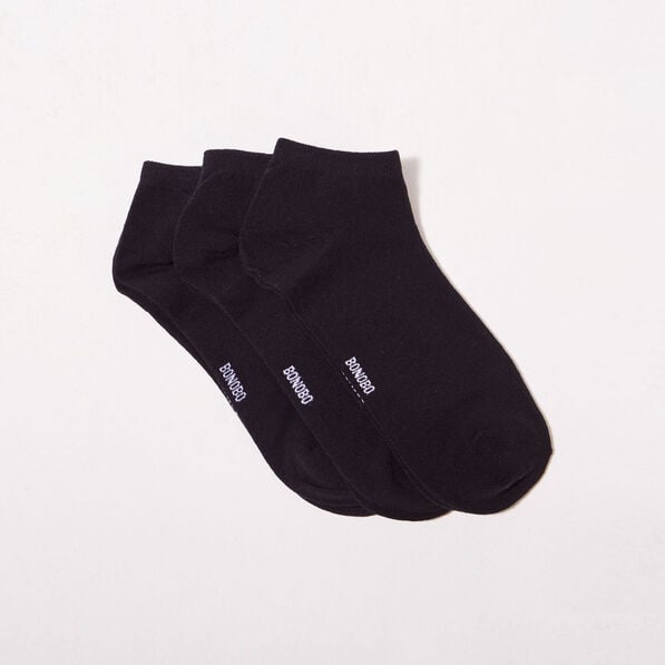 lot 3 paires chaussettes noir homme Lot 3 paires chaussettes noir homme