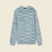 Pull manches longues gris foncé homme