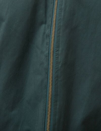 Parka r&eacute;versible vert femme