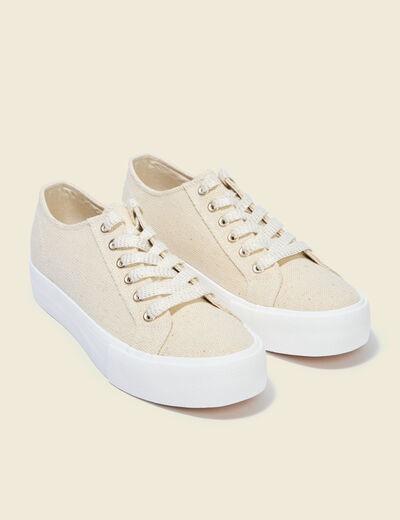 Tennis ecru femme