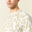 T-shirt manches courtes beige homme