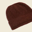 Bonnet marron cognac femme