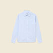 Chemise en coton manches longues bleu ciel homme