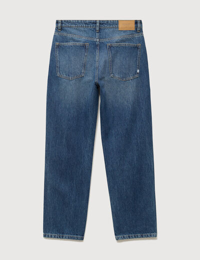 Jeans large relaxed denim stone homme