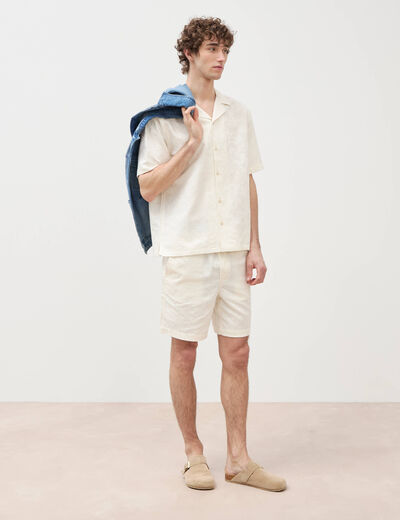Bermuda ecru homme