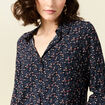 Chemise manches longues noir femme