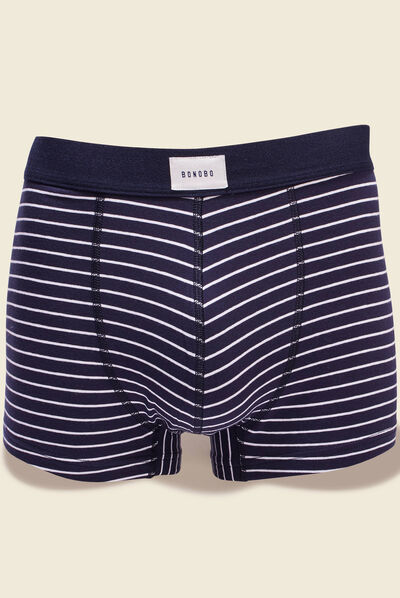 Lot 3 boxers bleu marine homme