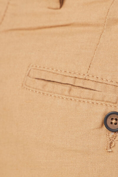 Pantalon slim éco-responsable beige homme