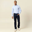 Chemise manches longues bleu ciel homme