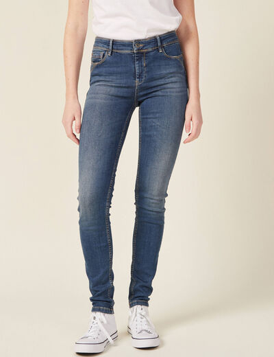 Jeans Marylin - skinny push up denim stone femme