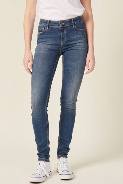 Jeans Marylin - skinny push up denim stone femme