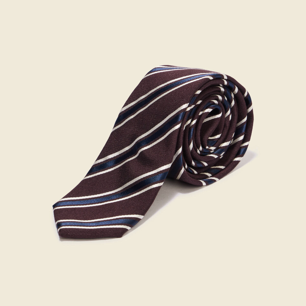 Cravate marron fonc&eacute; homme