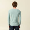 Pull manches longues vert clair homme