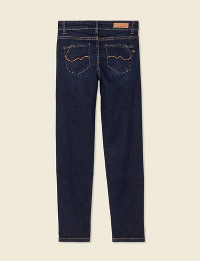 Jeans Vanessa - slim taille basse 7/8ème denim brut femme