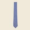 Cravate en coton bleu gris homme