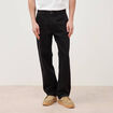 Jeans large relaxed denim noir homme