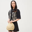 Cardigan sans manches avec broderies noir femme