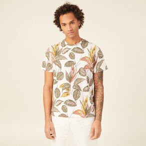 T-shirt manches courtes blanc homme