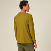T-shirt manches longues vert olive homme
