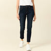 Jeans slim 7/8ème denim brut femme