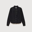 Chemise en jeans manches longues denim noir femme
